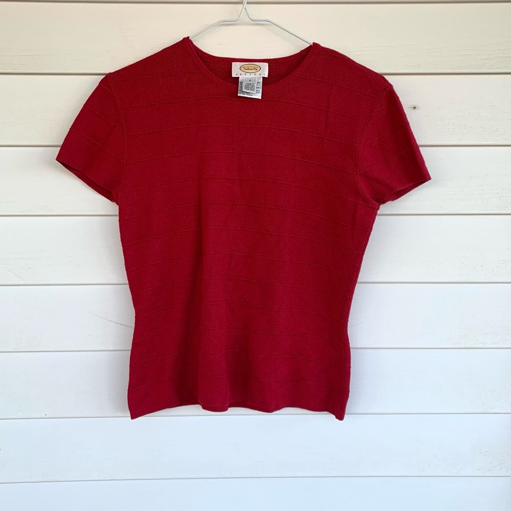 Vintage y2k red talbots T-shirt